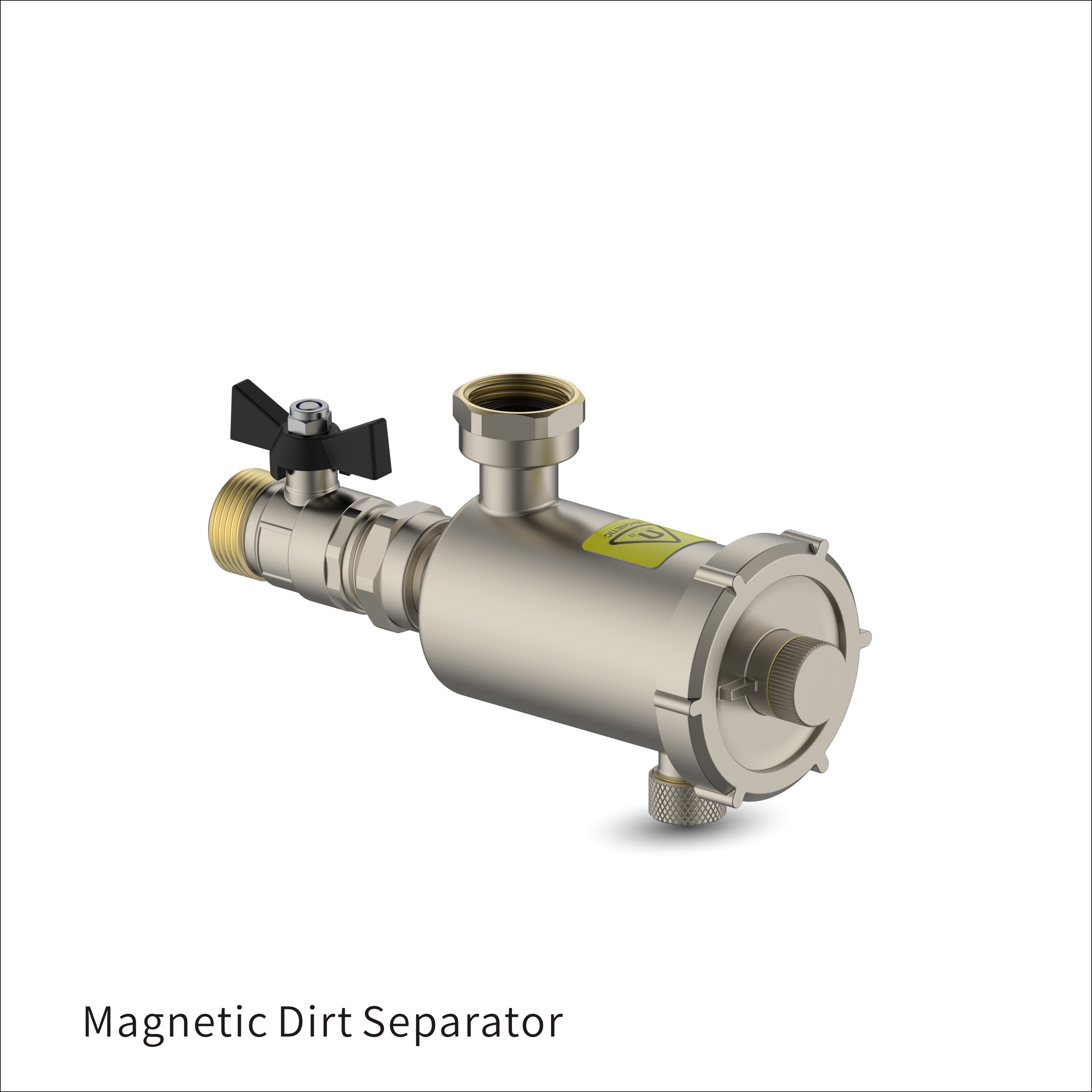 Brass compact magnetic filter